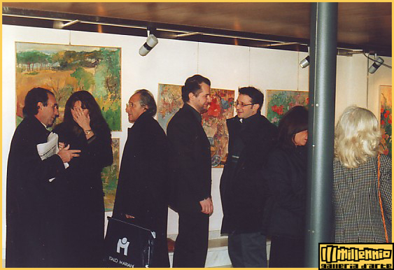 opening de giovanni flowers galleria arte terzo millennio gallery art third millennium