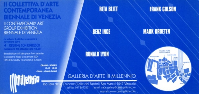 2 collettiva arte contemporanea biennale venezia parte 2 galleria arte terzo millennio gallery art third millennium venezia