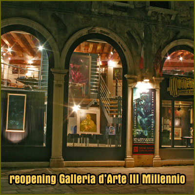 front reopening 2011 galleria arte terzo millennio gallery art third millennium