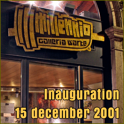 inaugurazione galleria arte terzo millennio inauguration art gallery third millennium