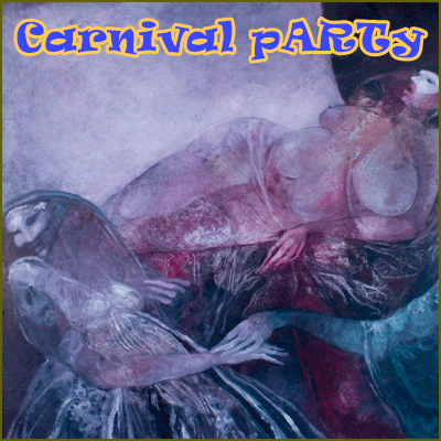front carnival party galleria arte terzo millennio gallery art third millennium