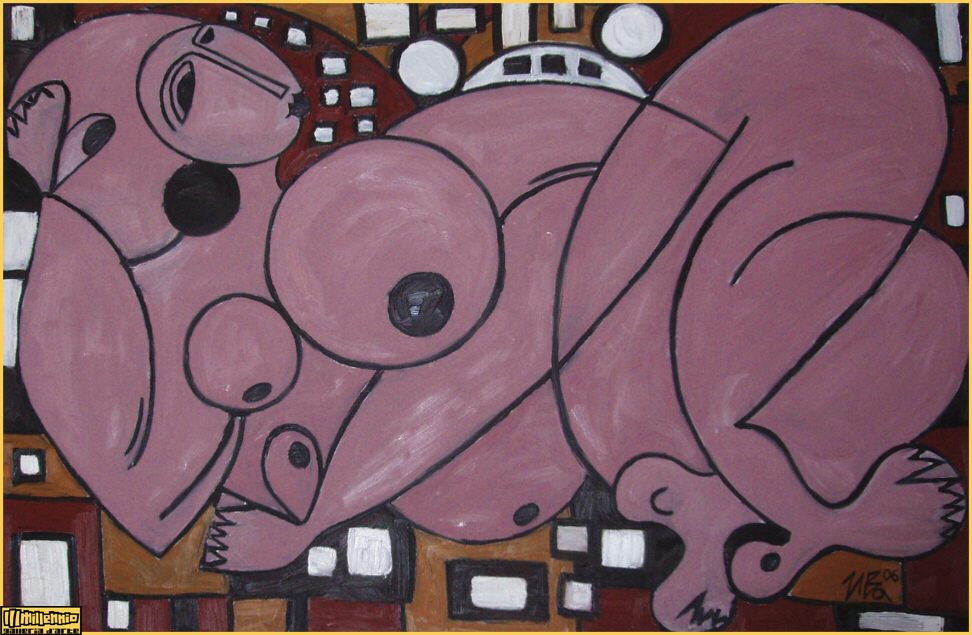 iva milanova, desiderio sensucht, olio su tela cm 80x120 2006, primo concorso internazionale arte contemporanea galleria d'arte terzo millennio venezia, curatore nicola eremita